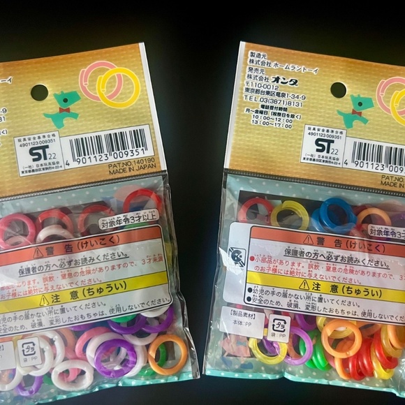 2 Sets of NWT Chinese Jacks 70's & 80's Game Approx. 100+ Rings = 10+ Jacks - Picture 2 of 5